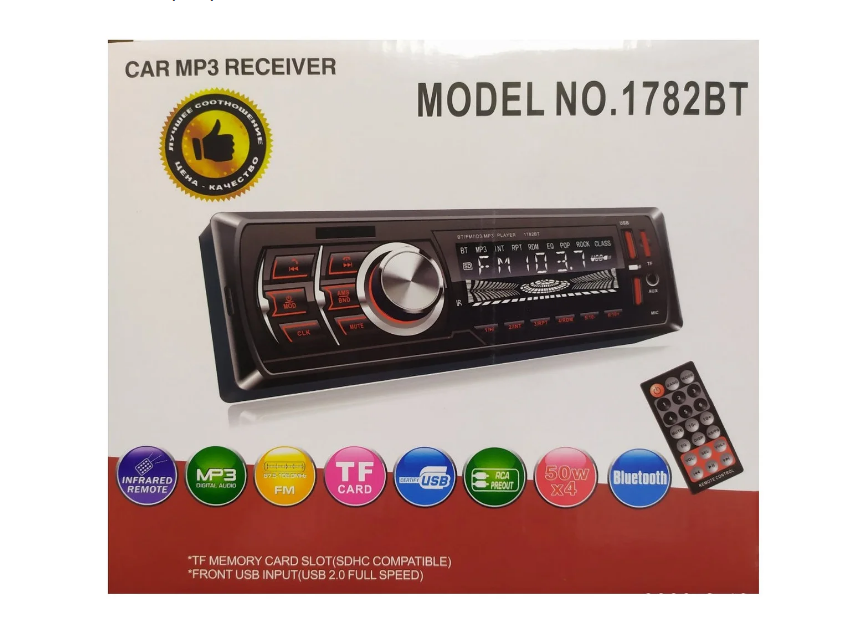 

Автомагнитола 1DIN MP3 1782BT (1USB, 2USB-зарядка, TF card, bluetooth), Автомагнитола 1DIN MP3 1782BT (1USB, 2USB-зарядка, TF card,