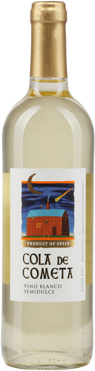 Вино белое полусладкое Cola de Cometa 0.75 л 10.5% Испания, цена 101 грн -  Prom.ua (ID#1185419643)