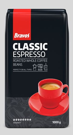 Кофе Bravos Classic Espresso молотый, 1 кг