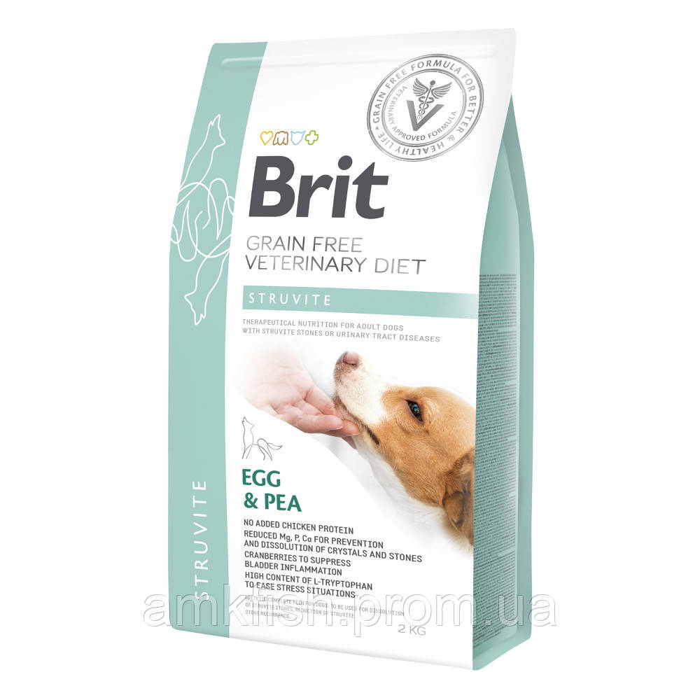 

Brit GF Veterinary Diet Struvite сухой корм для собак при заболеваниях мочевыводящих путей (яйцо) 2кг