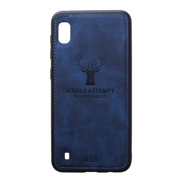 

Накладка для Samsung A105 Galaxy A10 TOTO Deer Shell With Leather Effect Case Dark Blue