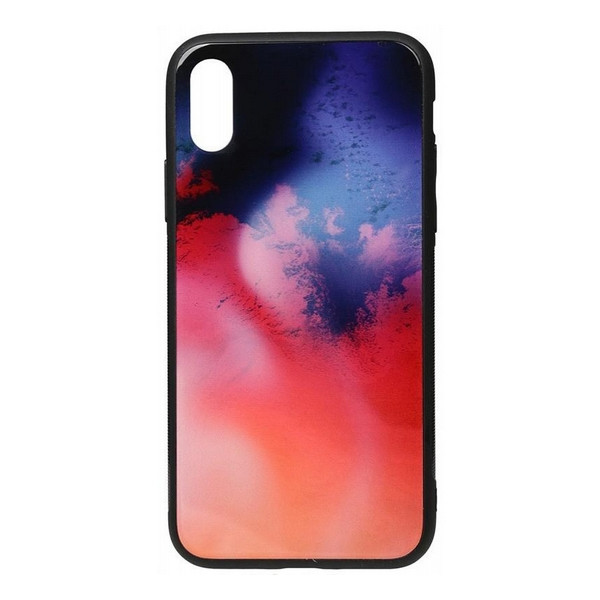 

Накладка для iPhone X/iPhone XS TOTO Print Glass Space Case Candy