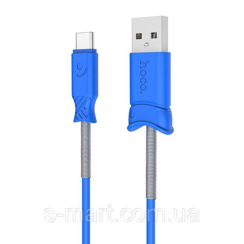 

USB Cable Hoco X24 Pisces Type-C Blue 1m