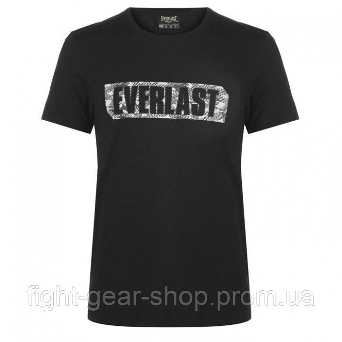 

Оригинальная Футболка Everlast Camo T Shirt Mens - Black M