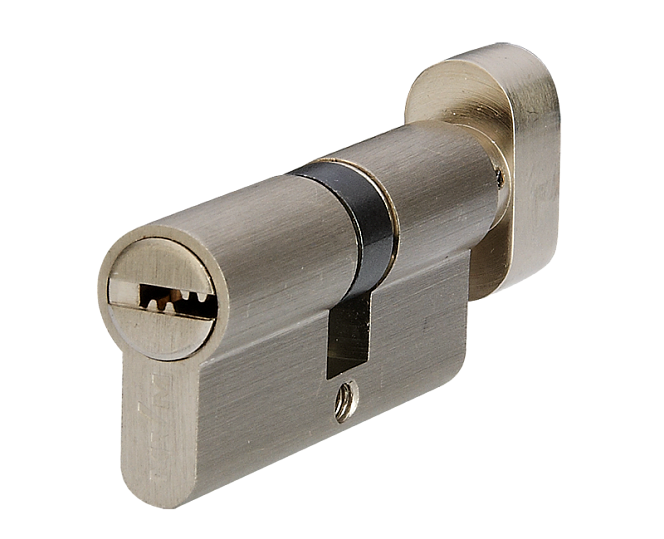 Цилиндр для замка перфорированный ключ / вороток MVM P6P35/30T SN
