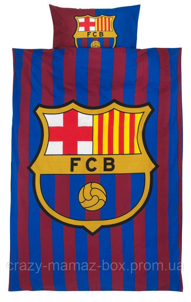 Детское постельное белье футбольный клуб Барселона, подарок для фаната