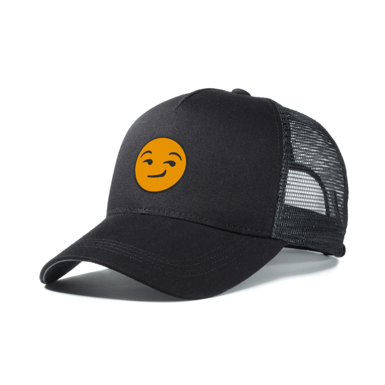 

Кепка тракер чорна HEADWAY® tracer (emoji), Черный