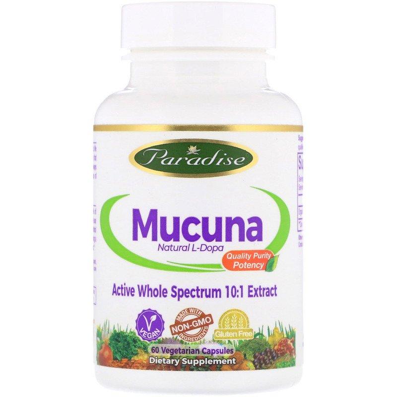 

Paradise Herbs, Mucuna, 60 Vegetarian Capsules