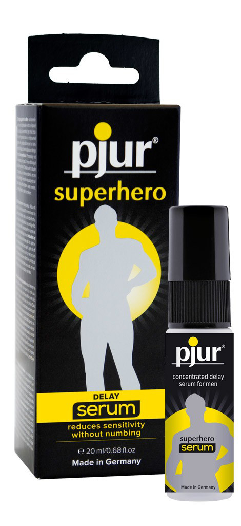 

Пролонгирующий гель для мужчин pjur Superhero Serum 20 мл (Пьюр, Пджюр)