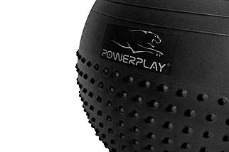 М'яч для фітнесу PowerPlay 4003 75 см Темно-сірий, фото 3