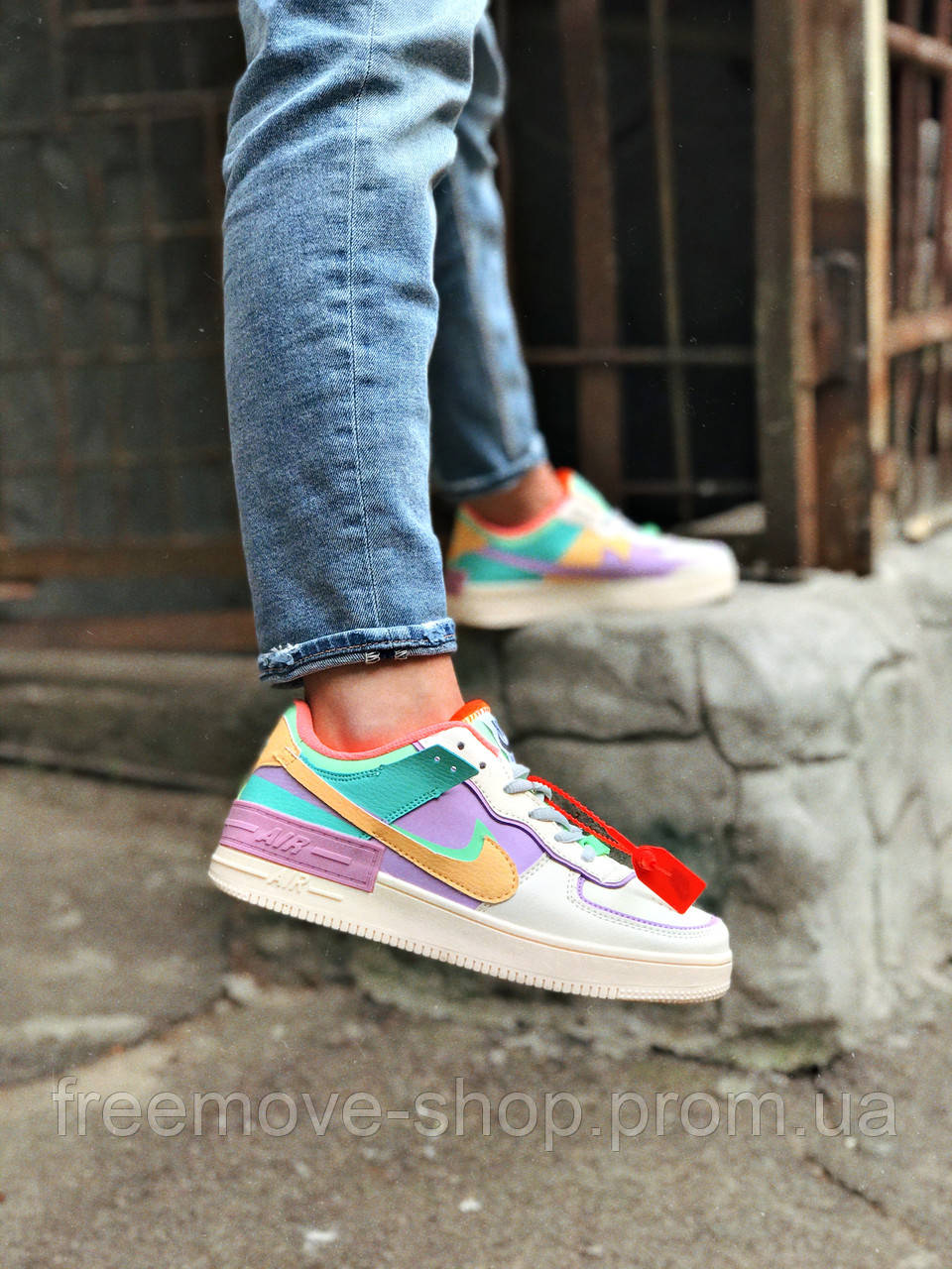 

Кеды Nike Air Force One Shadow "Tropical Twist" женские цветные 38 (24)