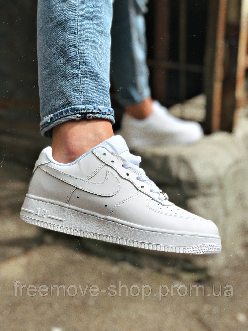 

Мужские кеды Nike Air Force 1 Low "Classic White" Белые 42 (26. 5), Белый