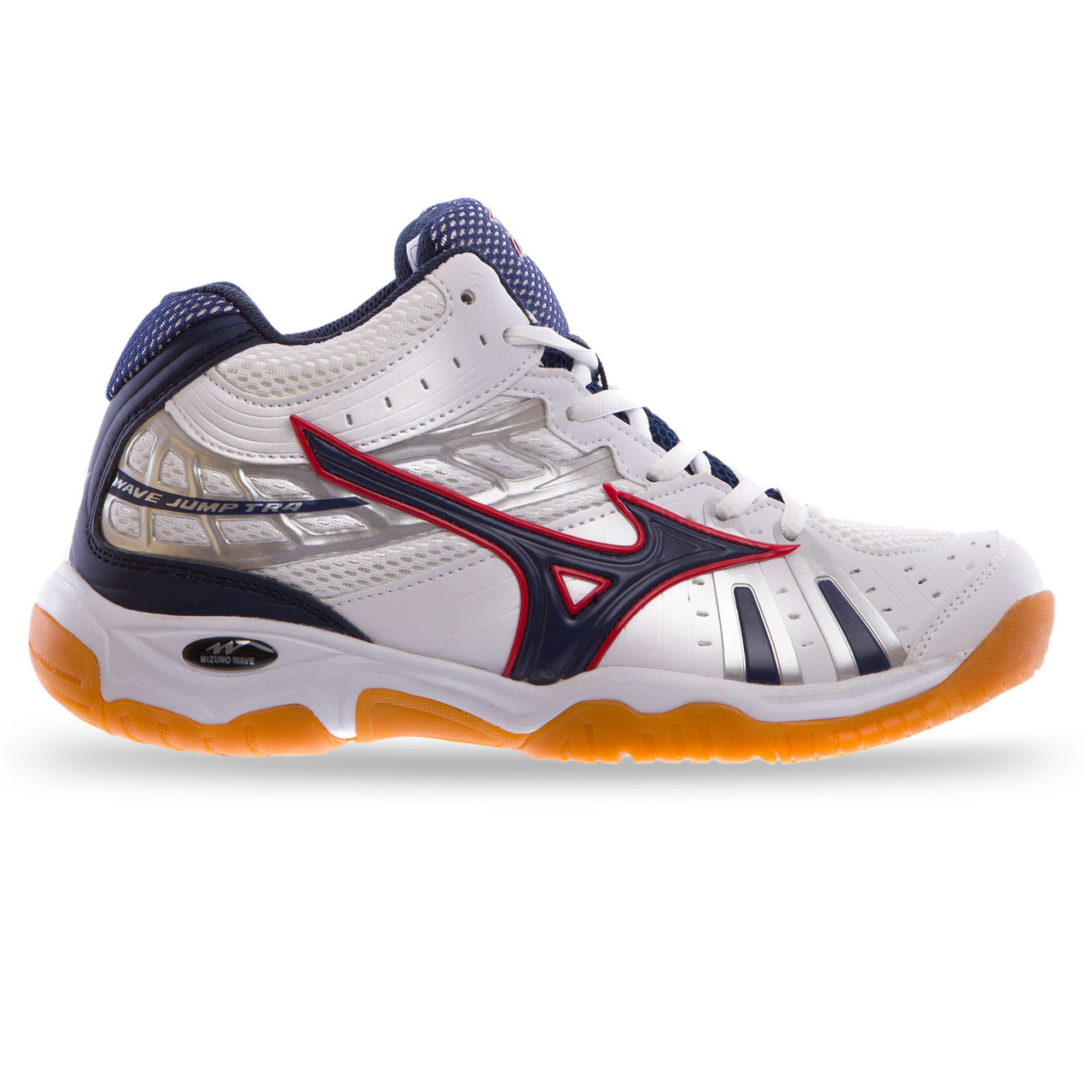 

Кроссовки Mizuno 1810 размер 40-45 (верх-полиэстер, EVA, подошва-RB, размер 40-45, цвета в ассортименте) 1902 Белый-черный-красный 43