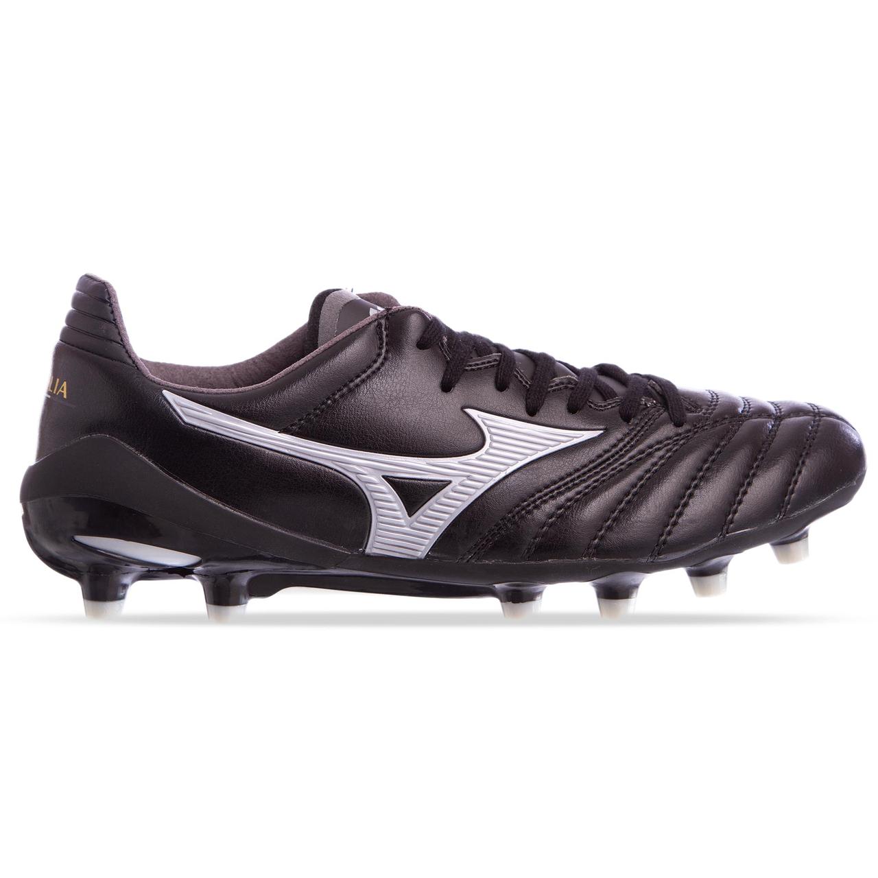 

Бутсы футбольная обувь MIZUNO OB-119-BKW размер 41-45 черный-серый 44