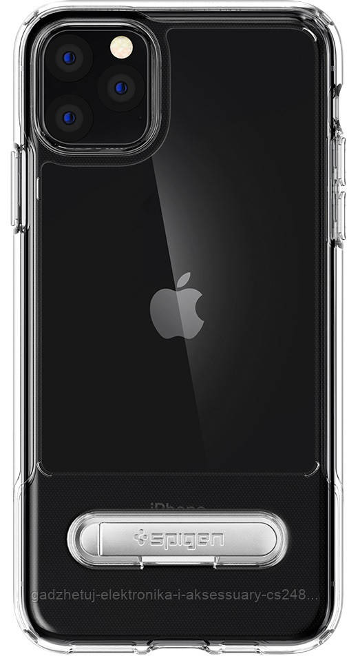 

Чехол Spigen для Apple iPhone 11 Pro Slim Armor Essential S, Crystal Clear, Прозрачный