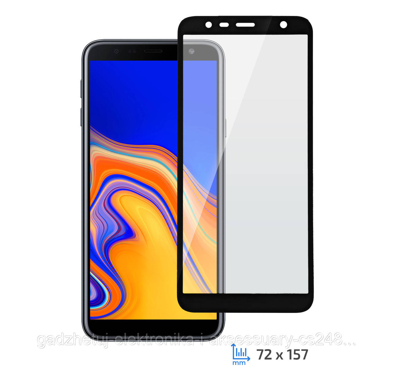 

Защитное стекло 2E для Samsung Galaxy J4+(J415) 3D FG,(1 Pack), black border