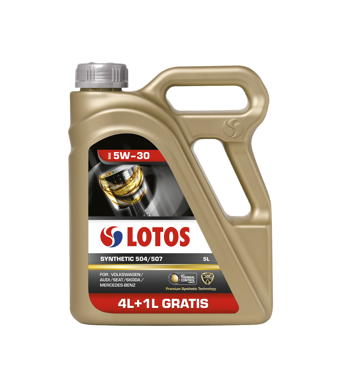 

Масло моторное LOTOS Oil SYNTHETIC 504/507 5W-30 5 л (WF-K504E10-0H1)