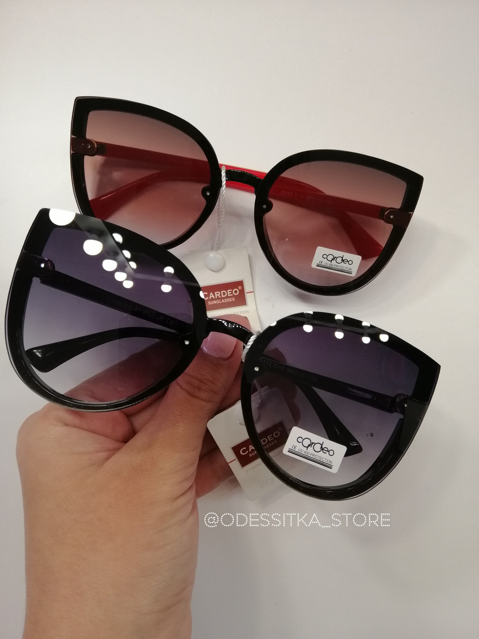 Очки женские, солнцезащитные очки с блестками  2020