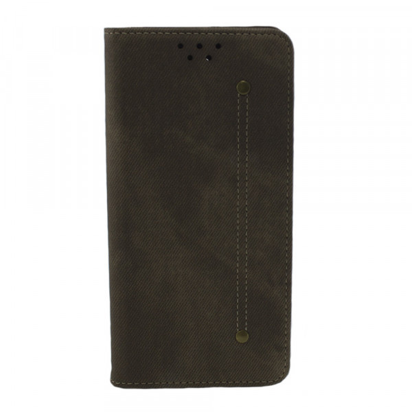 

Кожаный чехол-книжка C-KU Stitched для Xiaomi Mi CC9e / Mi A3 Light brown