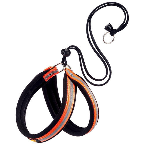 

Эргономичная светоотражающая Ferplast Agila Reflex Orange 5 шлейка для собак с эластичным шнуром, 50x58 см