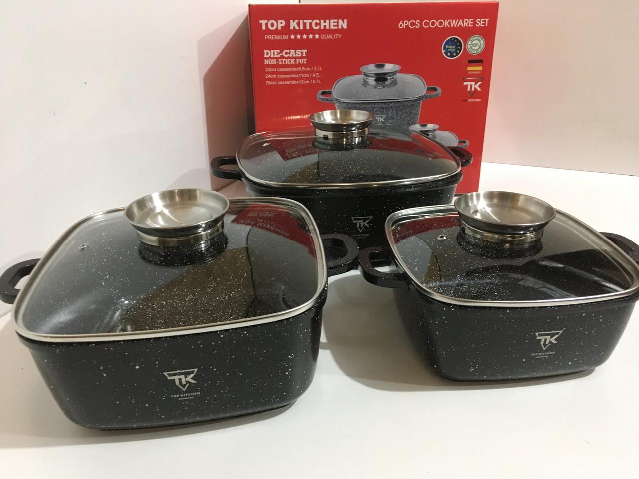 

Набор посуды Top Kitchen TK00025 6 предметов, Черный