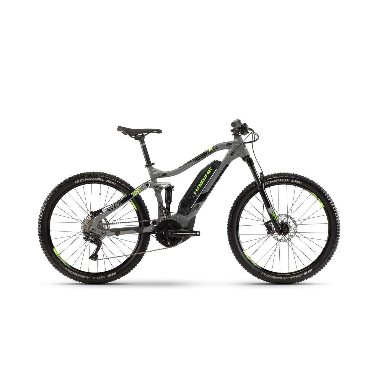 Велосипед Haibike SDURO FullSeven 4.0 500Wh, рама M, серый/черный/зеле