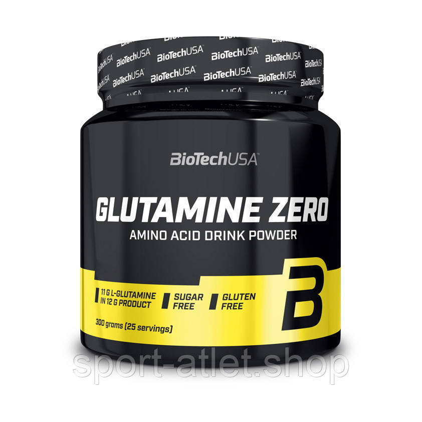 

Аминокислота BioTech Glutamine Zero, 300 грамм Лимон