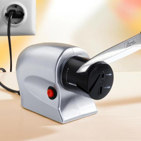 

Электронная точилка для ножей и ножниц Sharpener Silver 220V