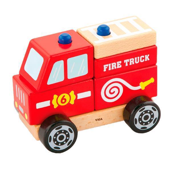 

Игрушка Viga Toys "Пожарная машина" (50203), Красный