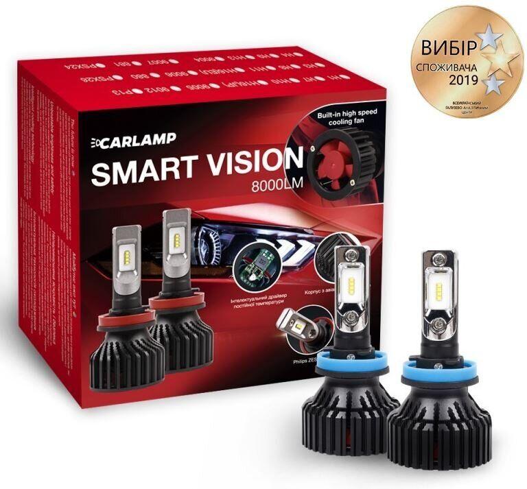 

Світлодіодні автолампи Carlamp Smart Vision H11 8000 Lm 6500 K