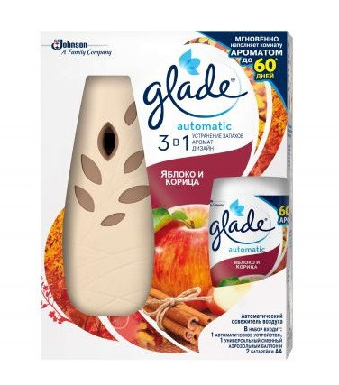 

Glade автоматический освежитель воздуха Яблоко и Корица 269 мл