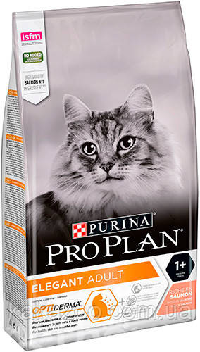 

Pro Plan Elegant Salmon корм для кошек с чувствительной кожей с лососем, 1.5 кг