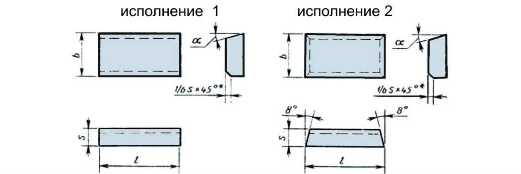 

Пластина твердосплавная напайная 01452 Т5К10