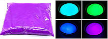 Комплект з 4 барвників Фіолетового/кольорового Люмінофора СВІТИТЬСЯ порошку люминесцента Просто і Легко 10 г