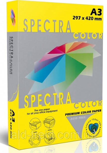 

Бумага цветная SPECTRA COLOR А3 80 г/м2 лимон IT210 lemon