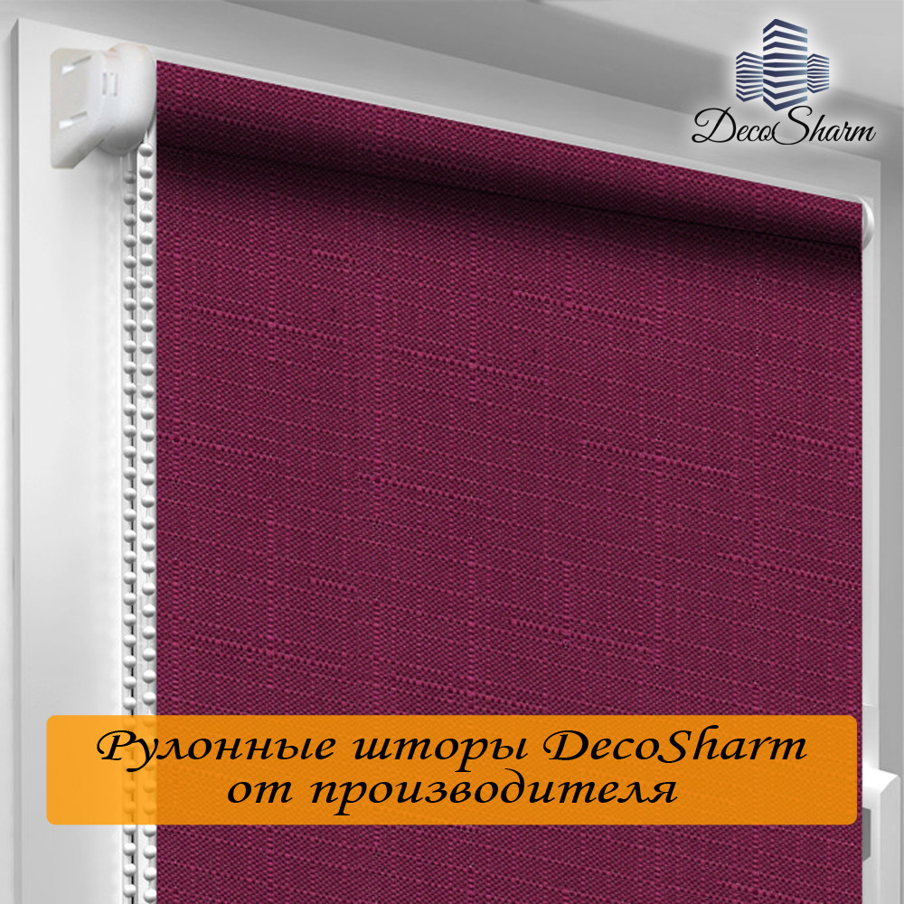 

Рулонная штора "DecoSharm" Лён 7446 67.5 х 170 см