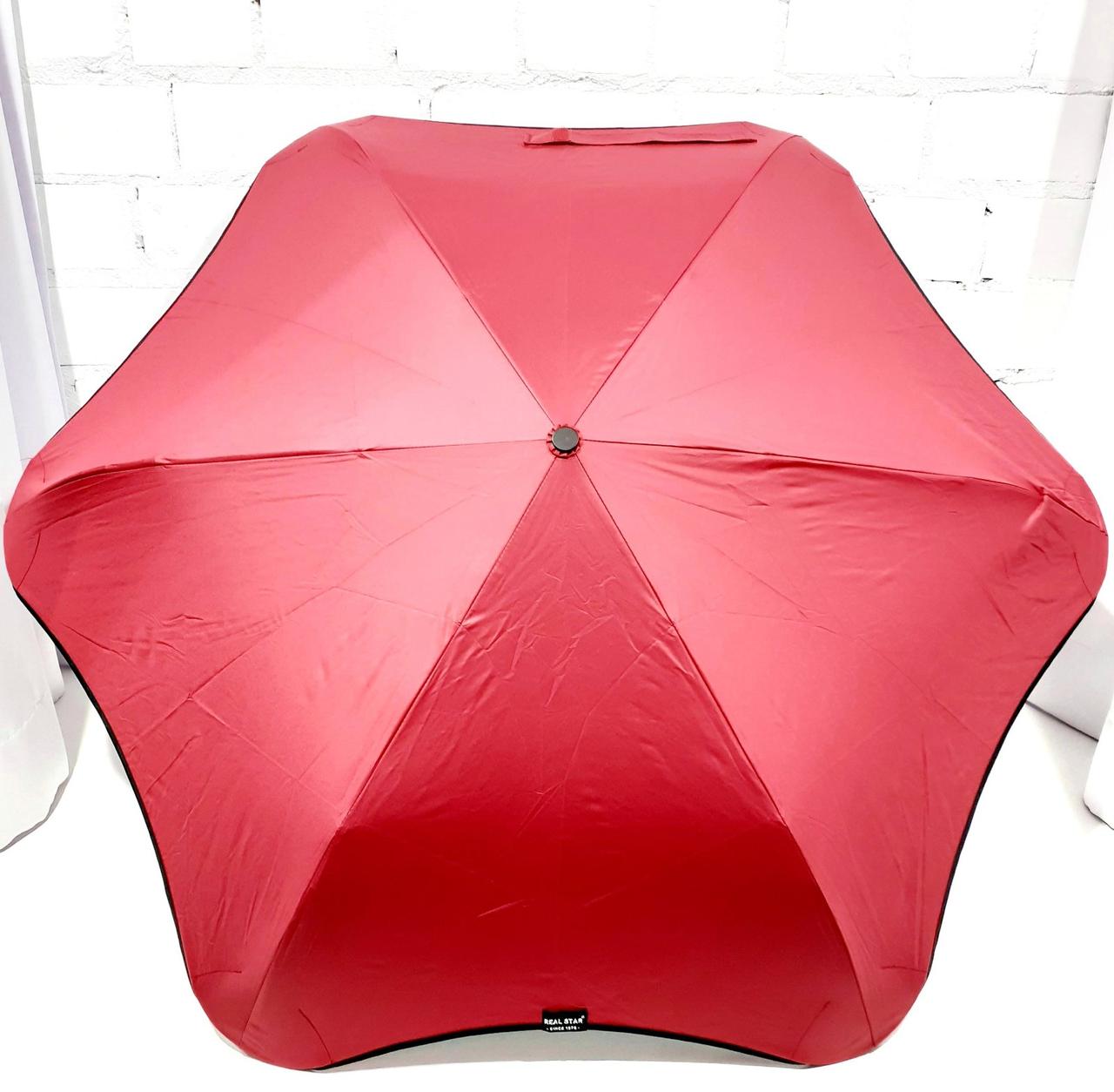 Складана парасоля механіка, бордовий, поліестр/карбон Арт.3193 RST (Китай) (Зонт жіночий, бордо, механіка, поліестер/карбон)