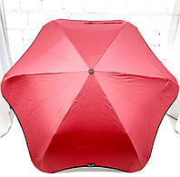 Складана парасоля механіка, бордовий, поліестр/карбон Арт.3193 RST (Китай) (Зонт жіночий, бордо, механіка, поліестер/карбон), фото 1