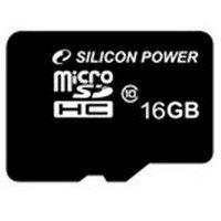 

Карта памяти Silicon Power 16GB microSDHC Class 10 (SP016GBSTH010V10)