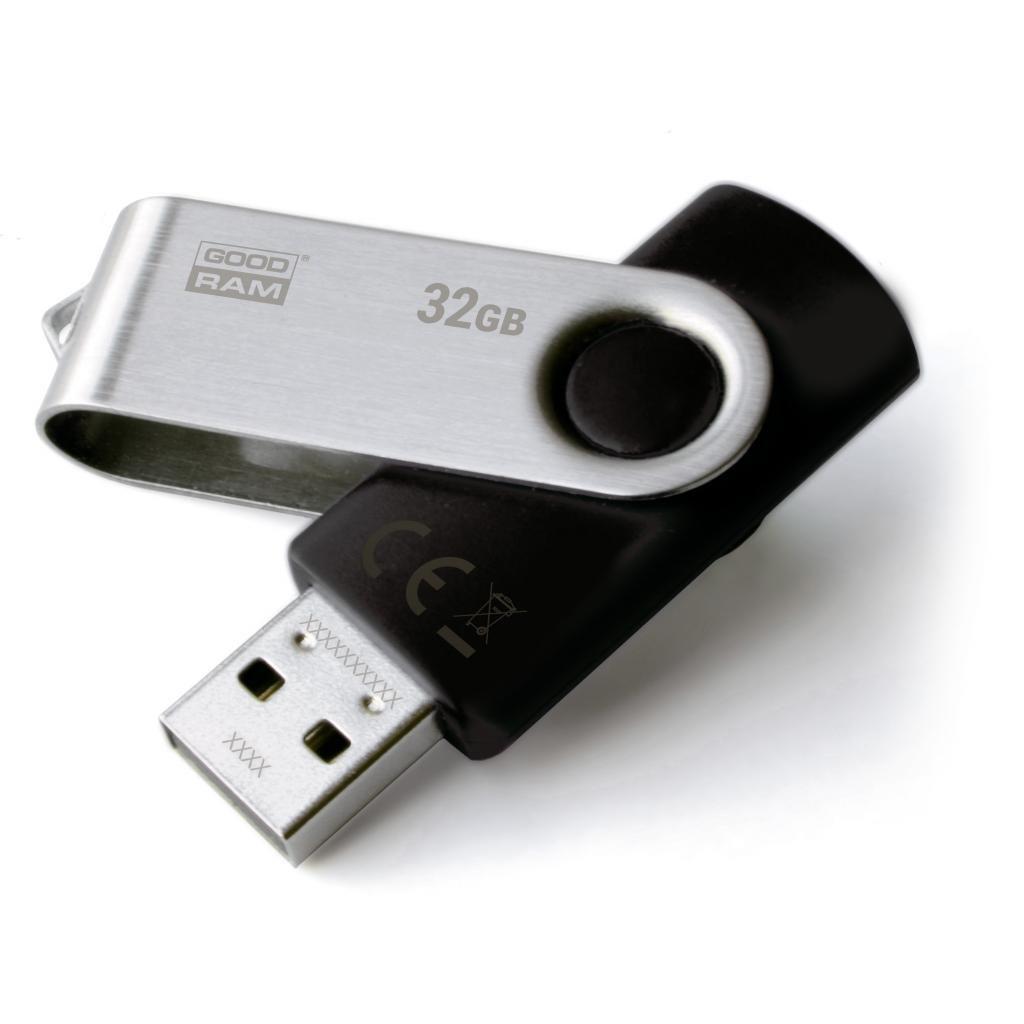 

Флешка USB GooDRam 32GB UTS2 (Twister) Black USB 2.0 (UTS2-0320K0R11)