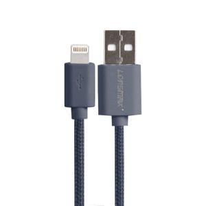 

Кабель USB GOLF Lonsmax Lightning Fabric Plastic Grey