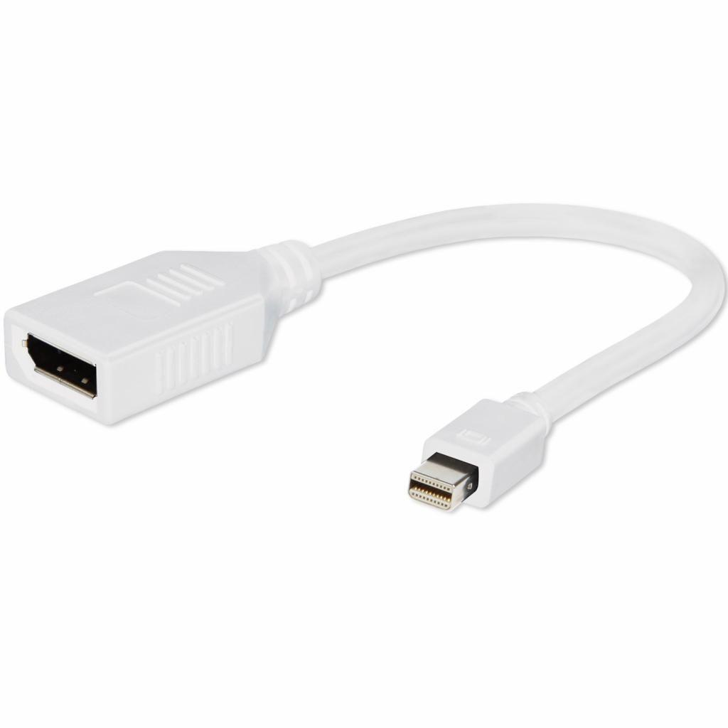 

Адаптер (переходник) Cablexpert Mini DisplayPort - DisplayPort (A-mDPM-DPF-001-W)