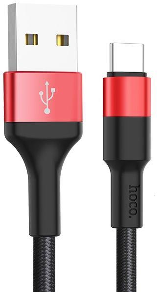 

Кабель USB Hoco X26 Xpress USB Type-C Cable Black / Red