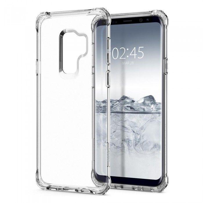 

Чехол Spigen Rugged Crystal Samsung G965 Galaxy S9 Plus Crystal Clear (593cs22922, Прозрачный