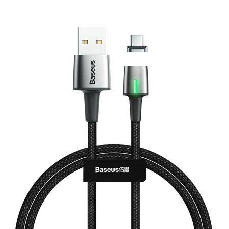 

Кабель USB Baseus Zinc Magnetic Type-C 3A 1M Black (CATXC-A01)