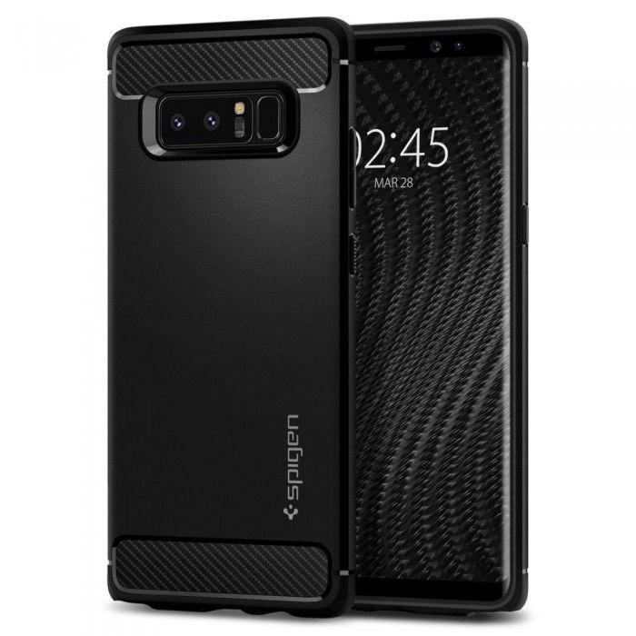 

Чехол Spigen Rugged Armor Samsung N950 Note 8 Black (587CS22061, Черный