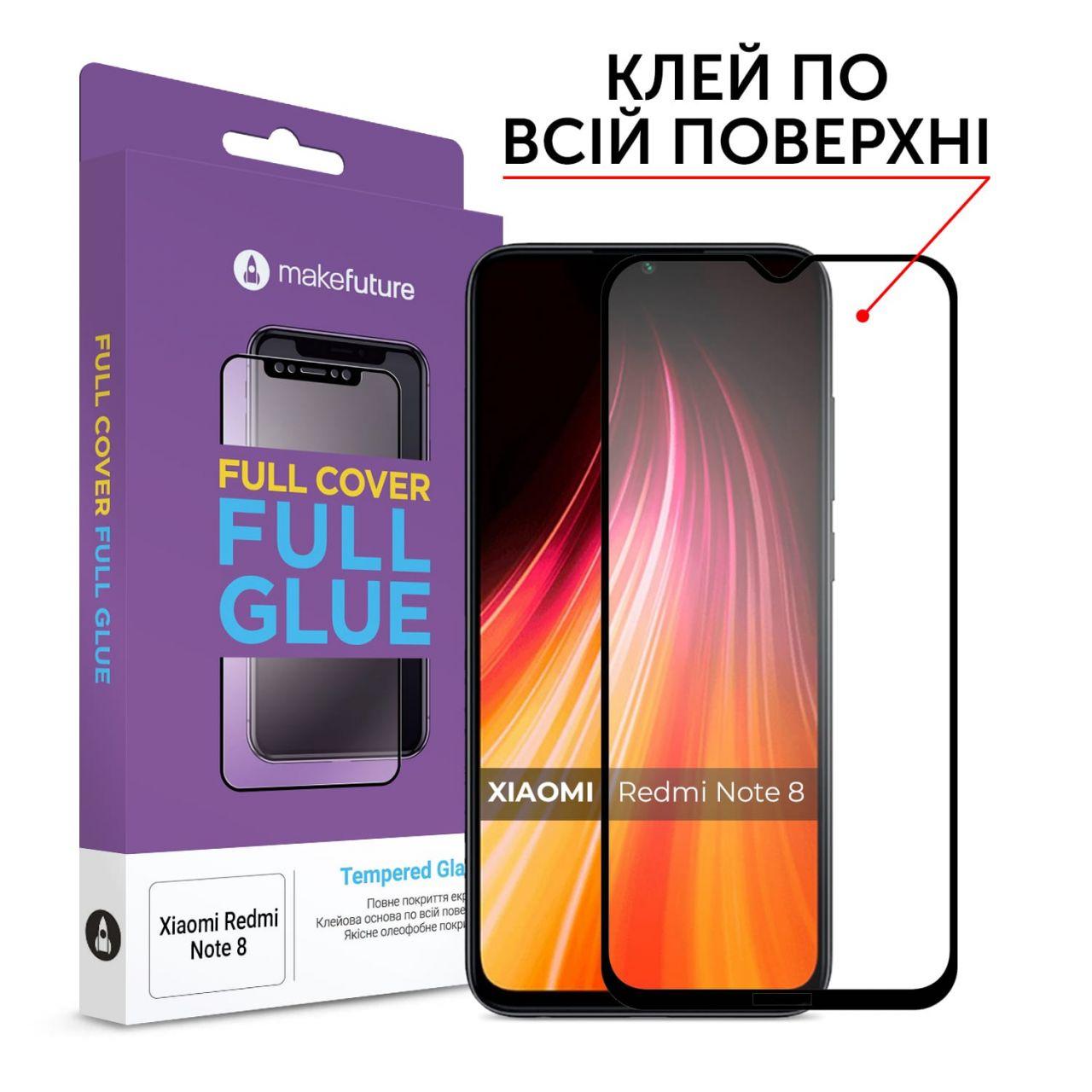 

Защитное стекло MakeFuture Full Cover Full Glue Xiaomi Redmi Note 8 Black (MGF-XRN8)