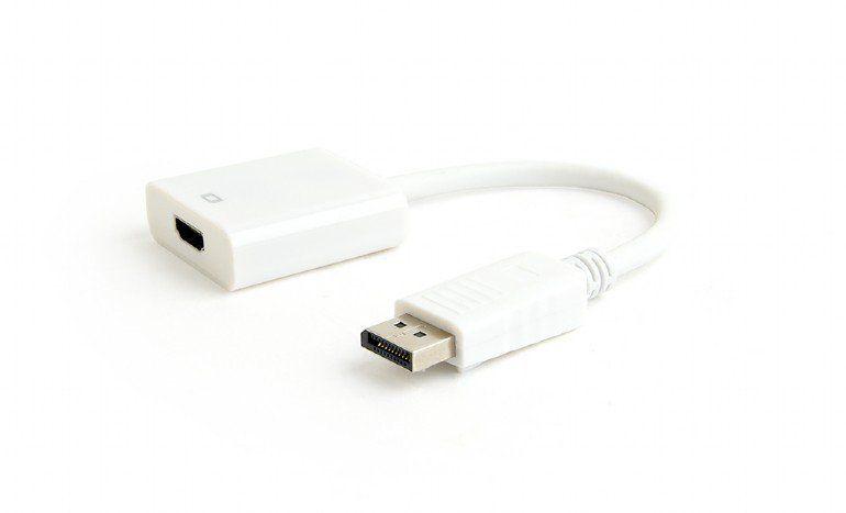 

Адаптер (переходник) Cablexpert DisplayPort - HDMI (A-DPM-HDMIF-03-W)
