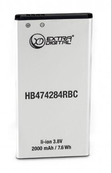 

Аккумулятор для телефона Huawei Y538 Ascend / HB474284RBC / BMH6433 (2000 mAh) ExtraDigital