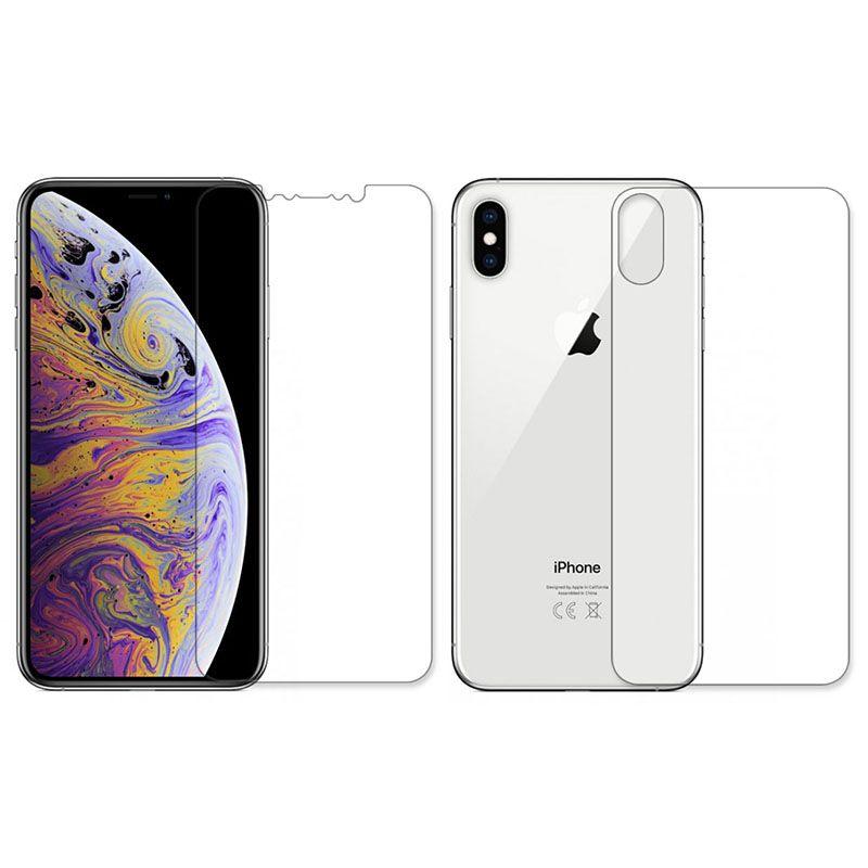 

Защитная пленка BoxFace Противоударная Apple iPhone Xs Max Face and Back Clear, Прозрачный